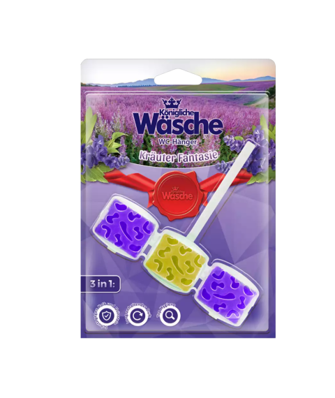 Konigliche Wasche Odorizant - bloc suspendat pu WC 3 in 1